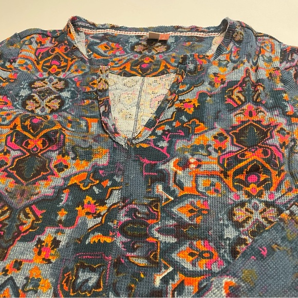 Pilcro | anthropology top | boho | bohemian | SZ small | Aztec pattern - Picture 4 of 13